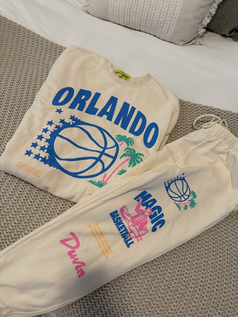 Duvin limited edition Orlando Magic collab sweat set. unisex.